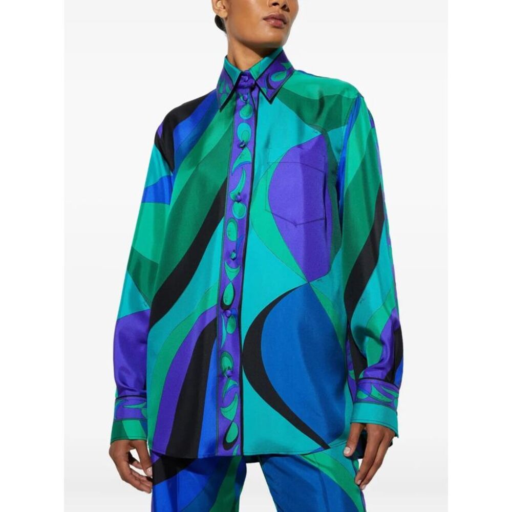 Emilio Pucci Women Fish Shirt - Picture 4 of 7